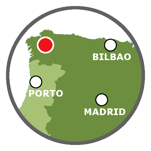 Chemin de Compostelle Carte Espagne