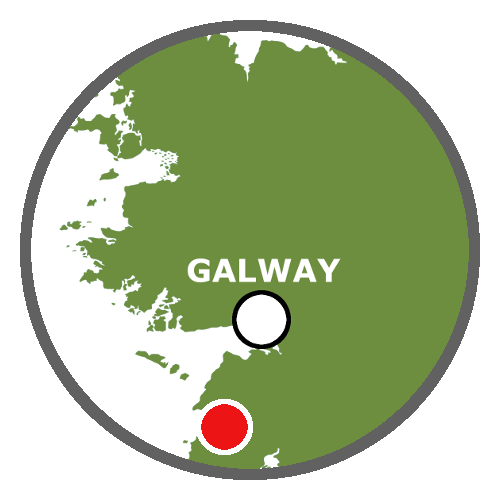 Burren Way Carte Irlande